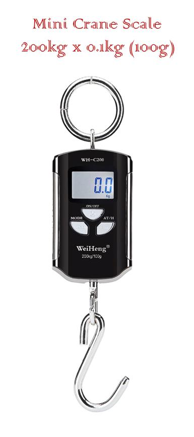 เครื่องชั่ง Digital Mini Crane Scale 200kg x 0.1kg (100g)